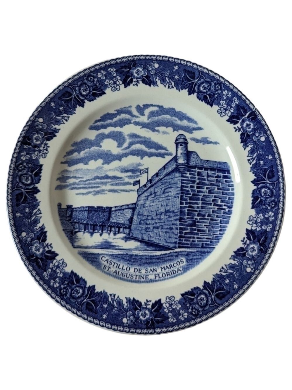 Vintage Castillo de San Marcos Decorative Plate - 6.5"